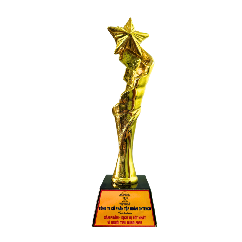 Giải thưởng “Sản phẩm – Dịch vụ Tốt Nhất Vì Người Tiêu Dùng 2025 của Ontekco