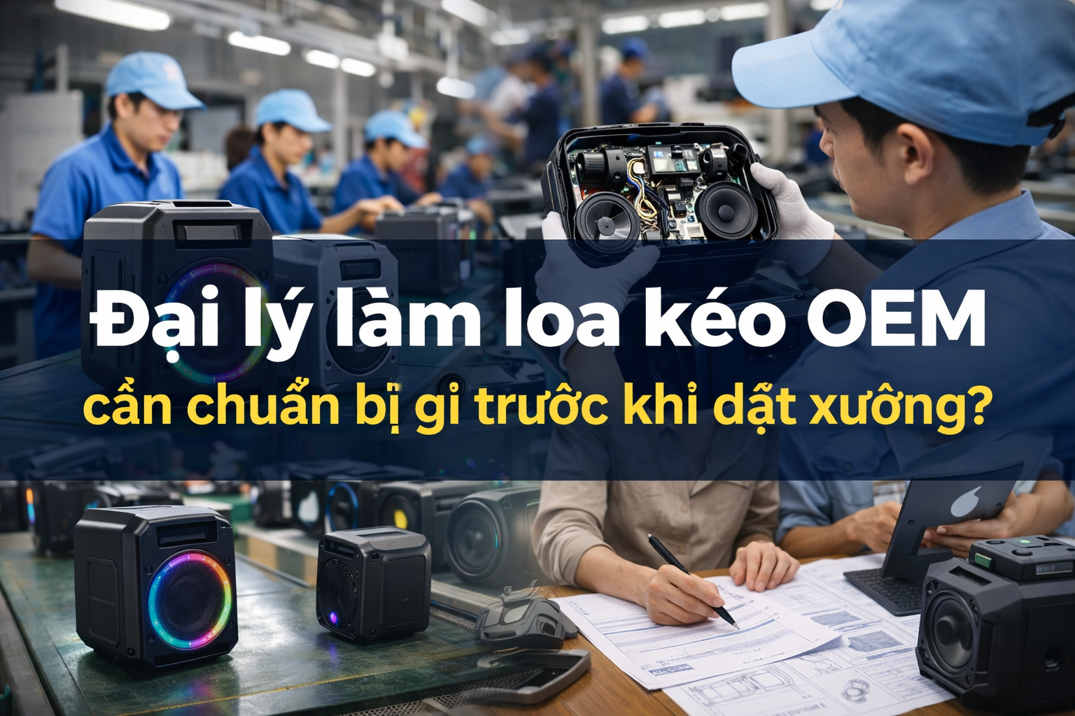 Đại lý làm loa kéo OEM cần chuẩn bị những gì trước khi đặt xưởng?