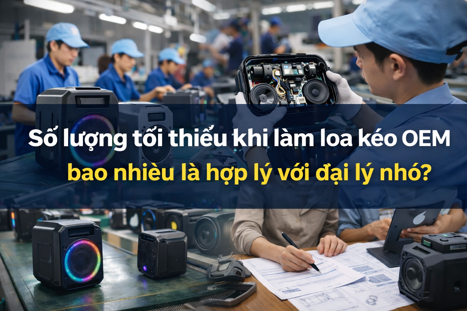 Số lượng tối thiểu khi làm loa kéo OEM bao nhiêu là hợp lý với đại lý nhỏ?